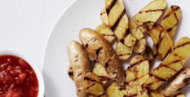 Молодая картошка, жаренная в мундире Картофель в мундире жареный с мясом