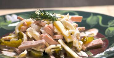 Салат Баварский – уникальная многогранность вкусов Салат с колбасными изделиями
